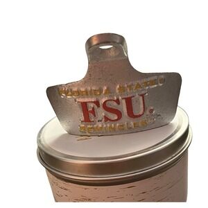 FSU Bottle Opener Unisex OS Silver Good Vintage Florida State Seminoles Metal